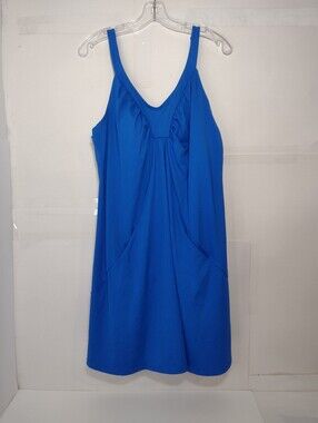 Romans Swim Woman's Blue V-Neck  Swim Suit With Pockets Size (22-W)